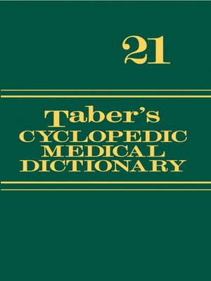 cover image of Taber's Cyclopedic Medical Dictionary